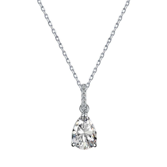 [ELAN LUXE]Delicate Water Drop Shape Fashion Necklace
