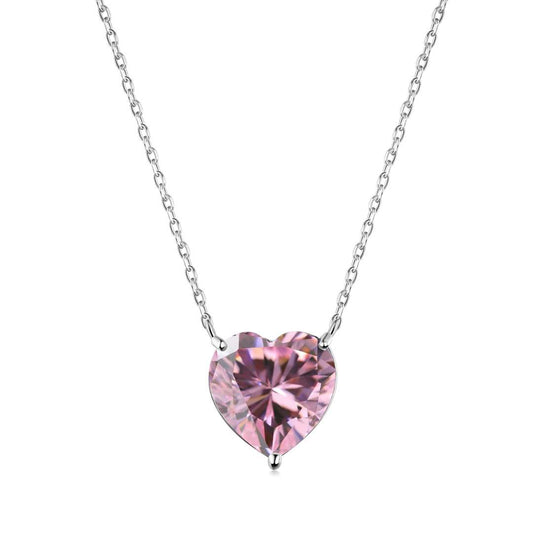 [ELAN LUXE]6.0 carat Radiant Heart Shape Necklace