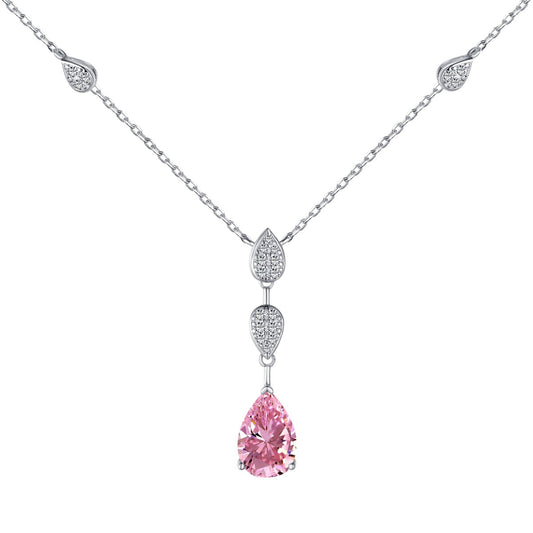 [ELAN LUXE]Dazzling Pear Cut Necklace