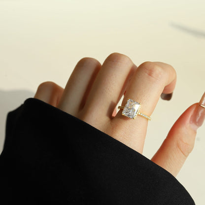 [ELAN LUXE]4.0 Carat Luxurious Engagement Ring