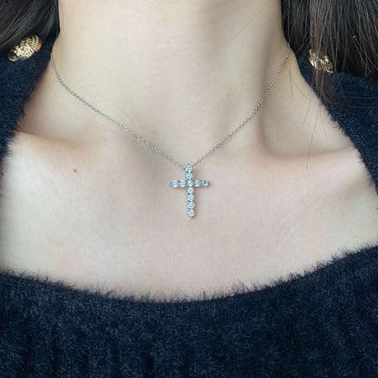 [ELAN LUXE]Unique Cross Shape Necklace