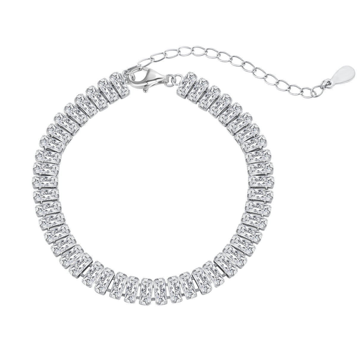 [ELAN LUXE]Exquisite Emerald Cut Daily Bracelet