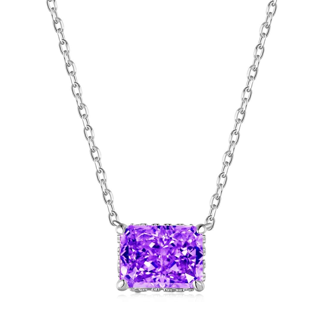 [ELAN LUXE]Luxurious Square Shape Colorful Necalack