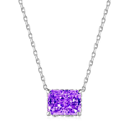 [ELAN LUXE]Luxurious Square Shape Colorful Necalack