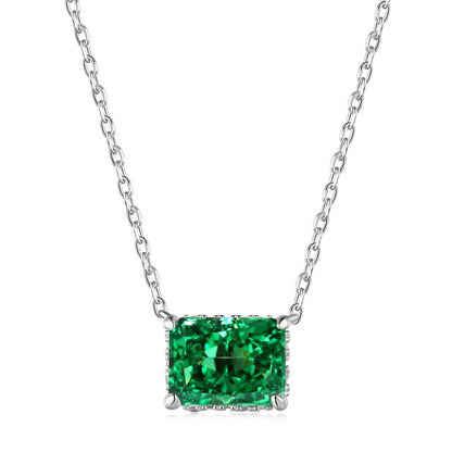 [ELAN LUXE]Luxurious Square Shape Colorful Necalack