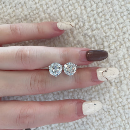 [ELAN LUXE]Dainty Round Shape Earrings