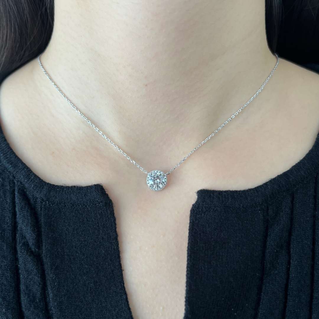 [ELAN LUXE]Luxurious Round Cut Necklace