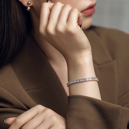 [ELAN LUXE]Exquisite Emerald Cut Daily Bracelet