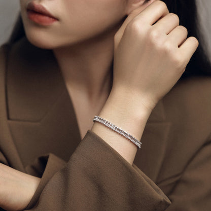 [ELAN LUXE]Exquisite Emerald Cut Daily Bracelet