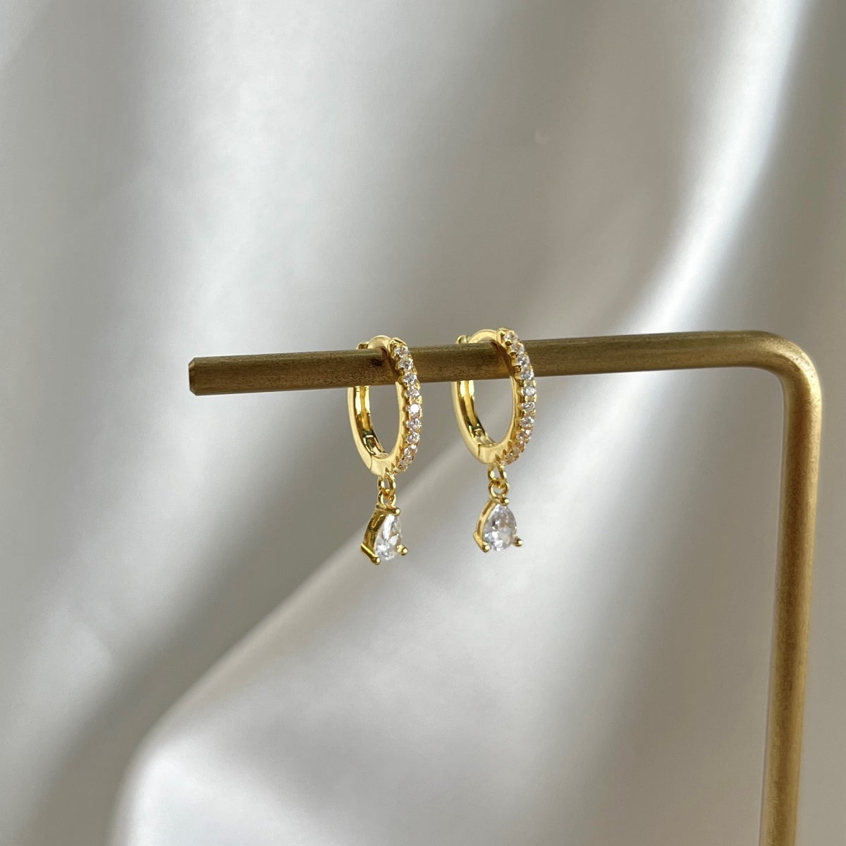 [ELAN LUXE]Luxurious Geometric Drop Earrings