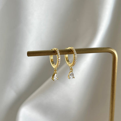 [ELAN LUXE]Luxurious Geometric Drop Earrings