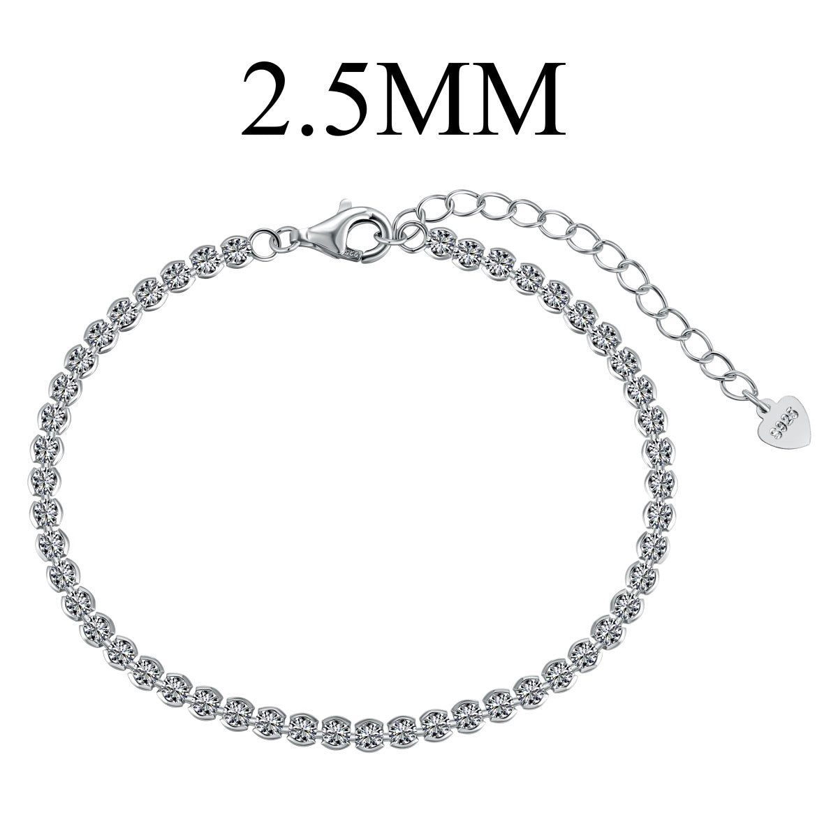 [ELAN LUXE]Dazzling Sparkling Round Cut Daily Bracelet
