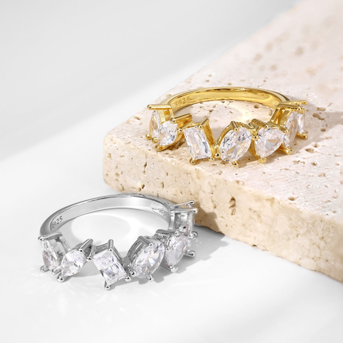[ELAN LUXE]Delicate Multi Cut Ring