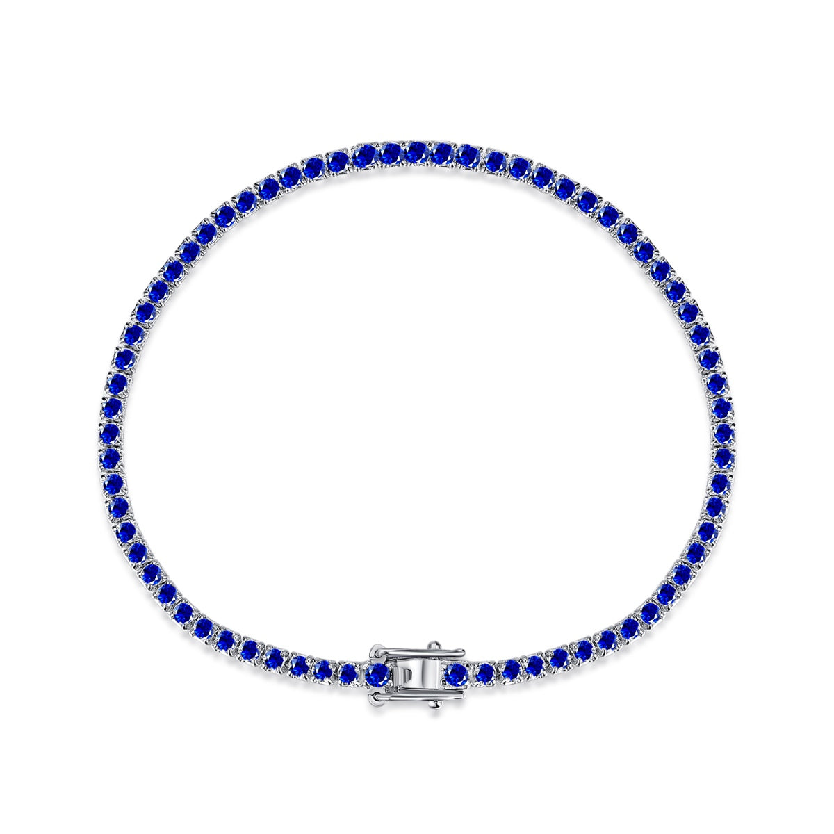 [ELAN LUXE]Dazzling Colorful Round Cut Daily Bracelet