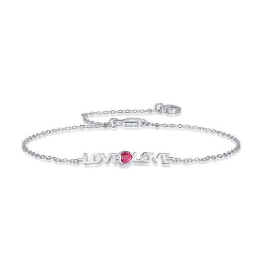 [ELAN LUXE]Romantic Heart Shape Lover Bracelet