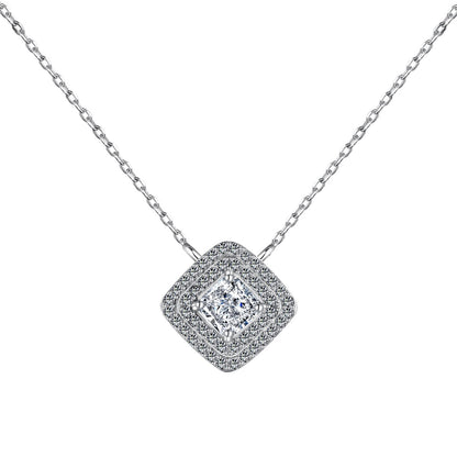 [ELAN LUXE]Sparkling Asscher Cut Necklace