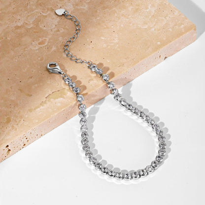[ELAN LUXE]Ornate  Sparkling Round Cut Daily Bracelet