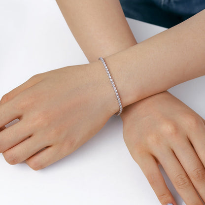 [ELAN LUXE]Dazzling Sparkling Round Cut Daily Bracelet
