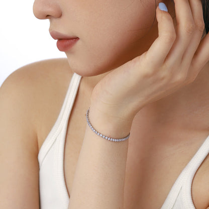 [ELAN LUXE]Dazzling Sparkling Round Cut Daily Bracelet