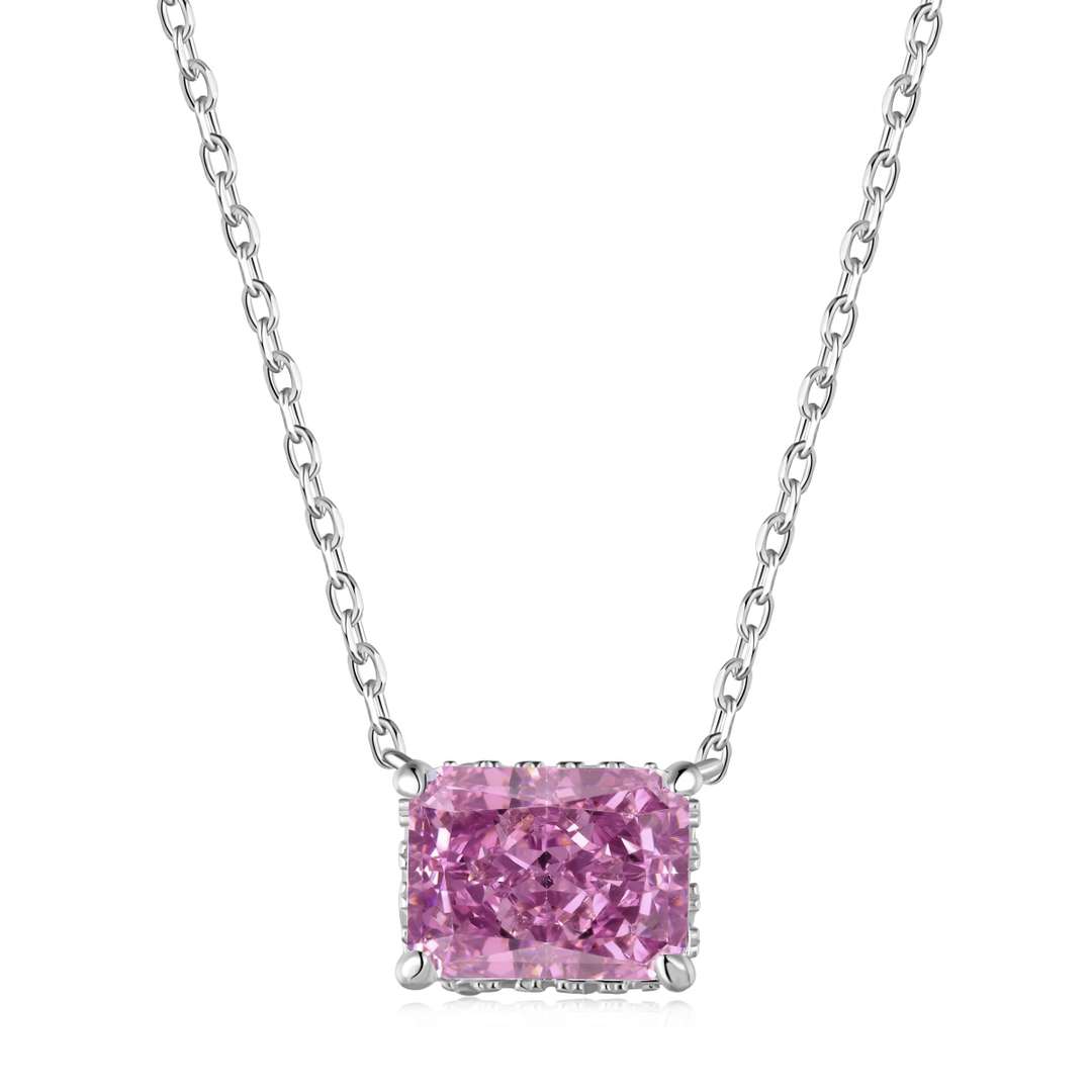 [ELAN LUXE]Luxurious Square Shape Colorful Necalack