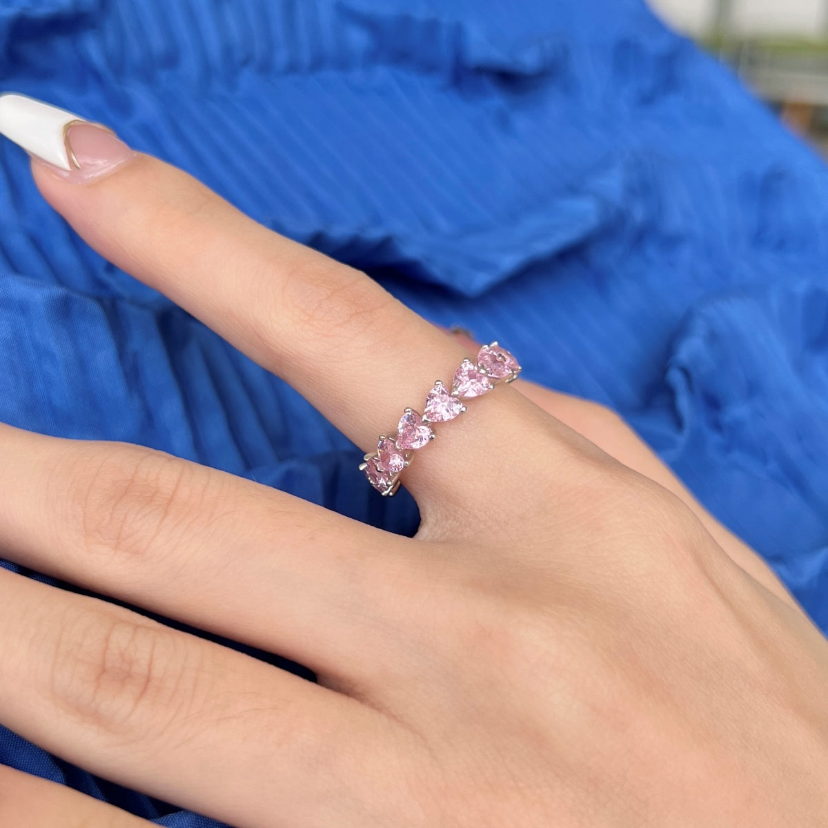 [ELAN LUXE]0.25 Carat Radiant Romance Heart Cut Lover Ring