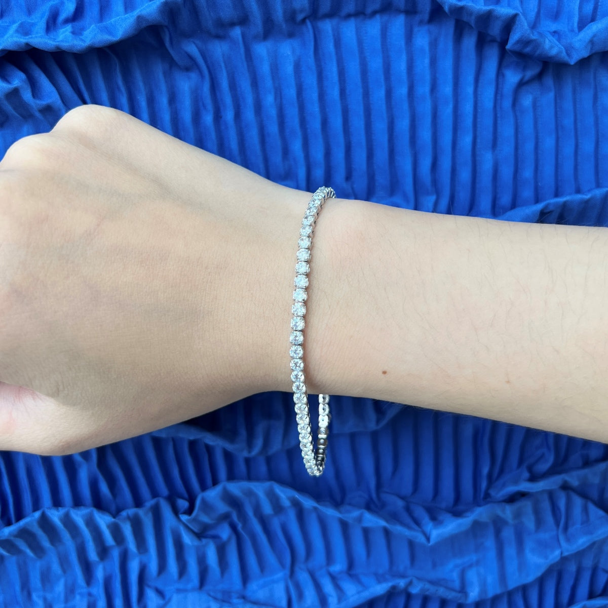 [ELAN LUXE]Sparkling Round Cut Daily Bracelet