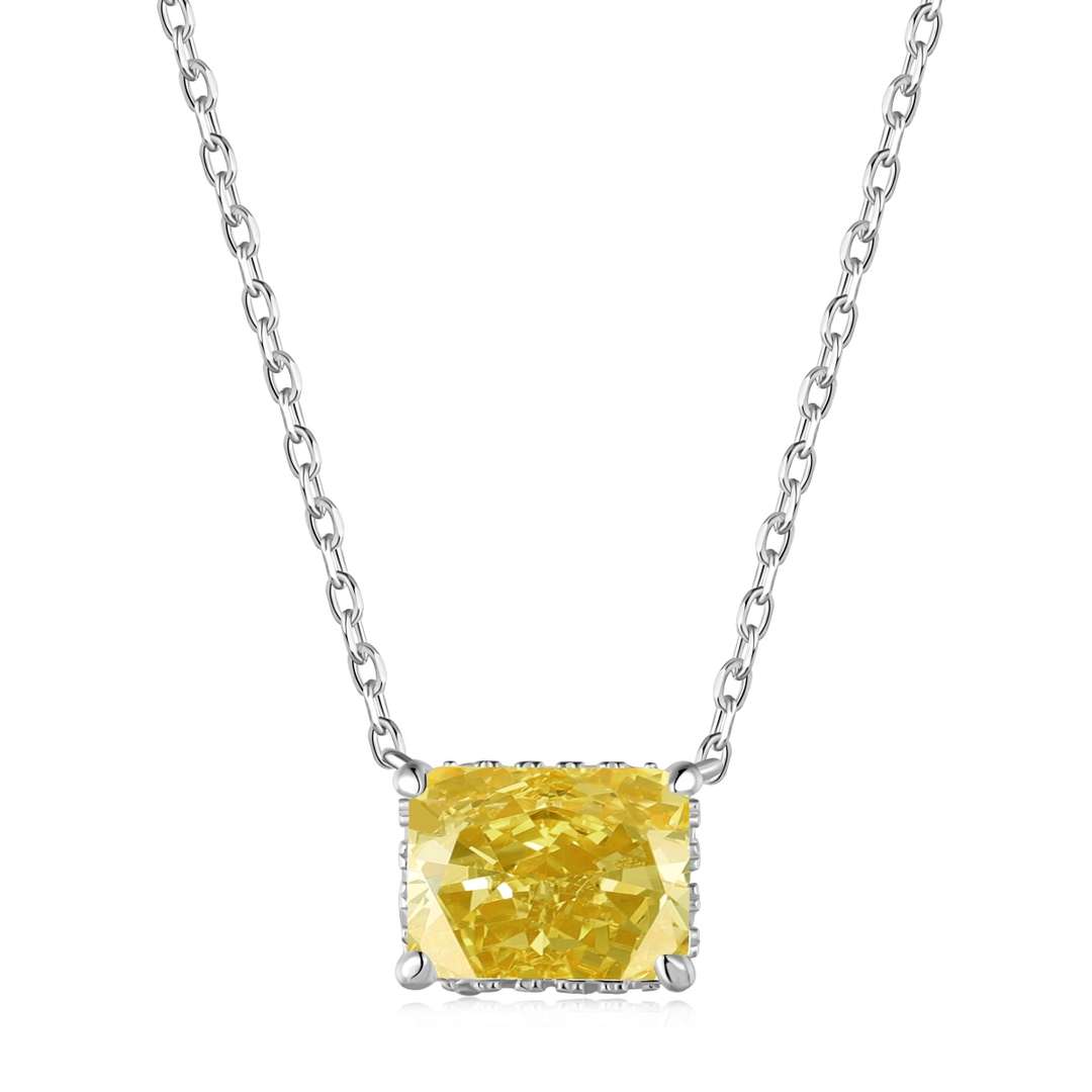 [ELAN LUXE]Luxurious Square Shape Colorful Necalack