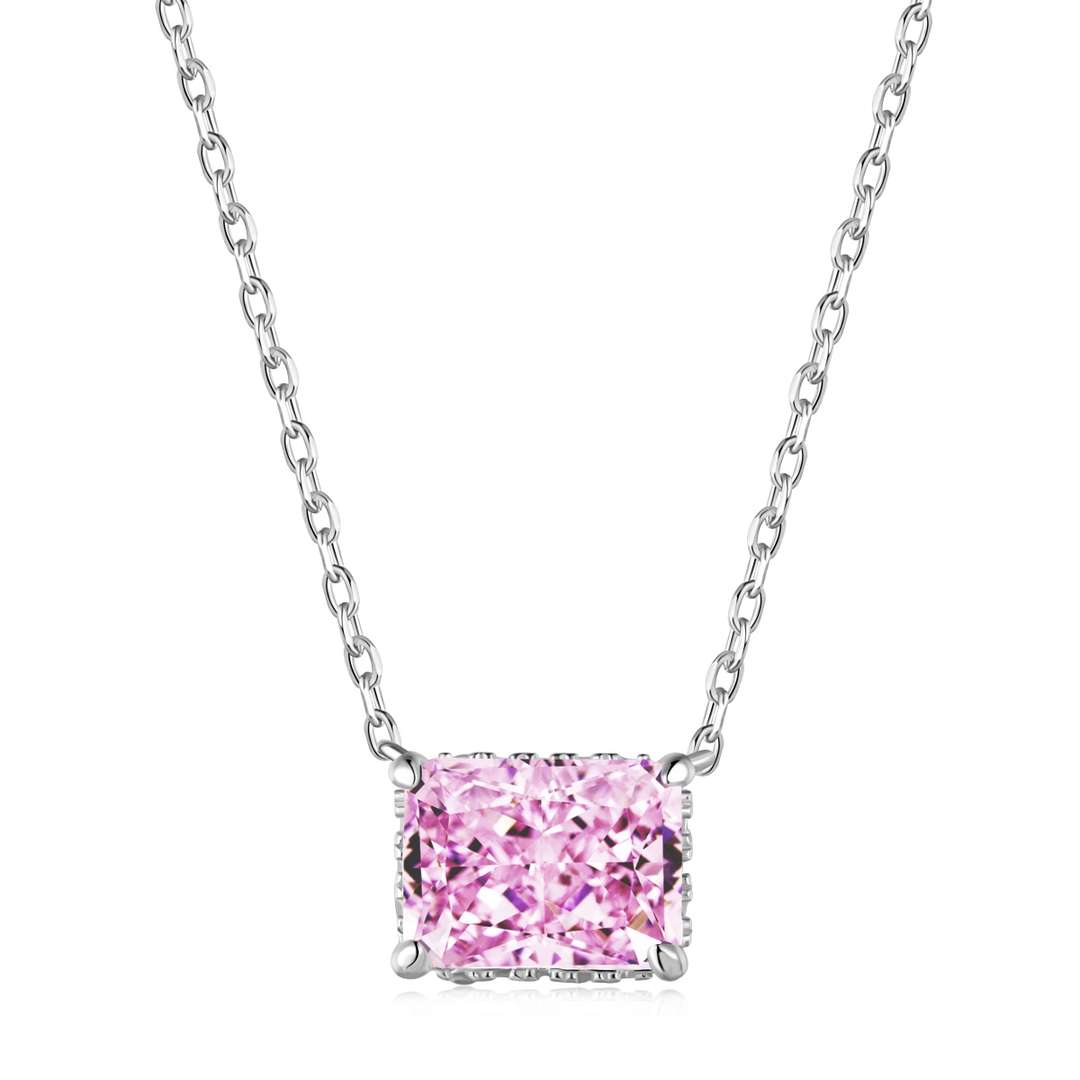 [ELAN LUXE]Luxurious Square Shape Colorful Necalack