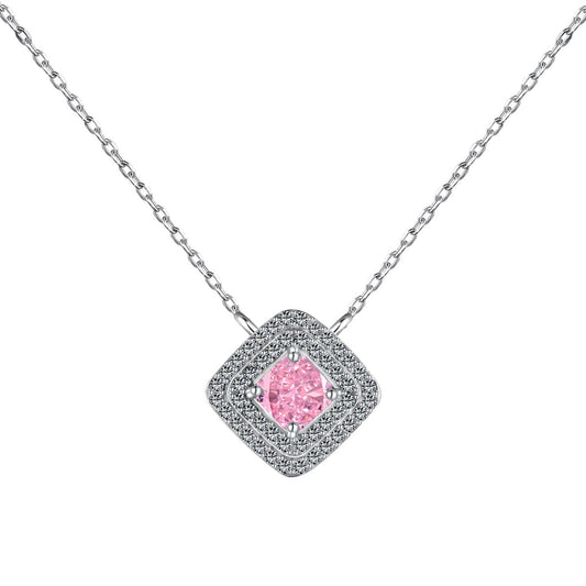 [ELAN LUXE]Sparkling Asscher Cut Necklace