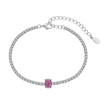 [ELAN LUXE]0.75 Carat Exquisite Oval Cut Daily Bracelet