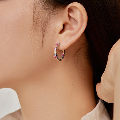 [ELAN LUXE]Unique Round Cut Daily Earrings