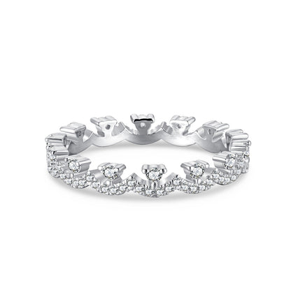 [ELAN LUXE]Elegant Resplendent Round Shape Party Ring