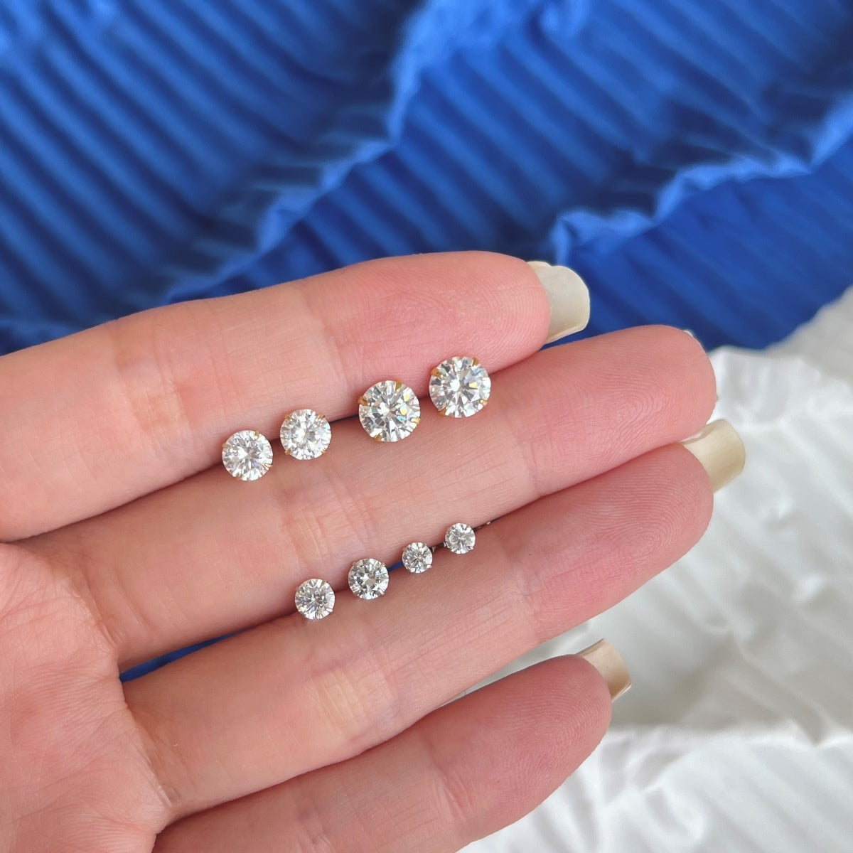 [ELAN LUXE]Unique U-Shaped Ear Bone Earrings