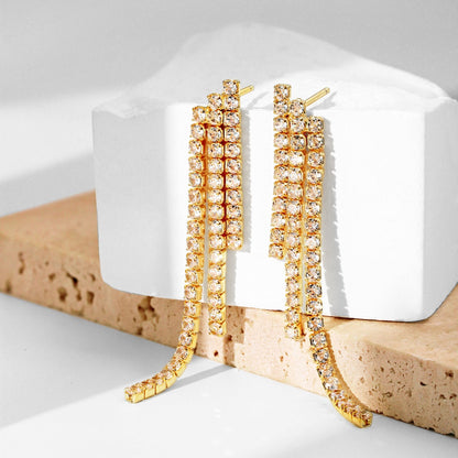 [ELAN LUXE]Luxurious Dainty Banquet Earrings