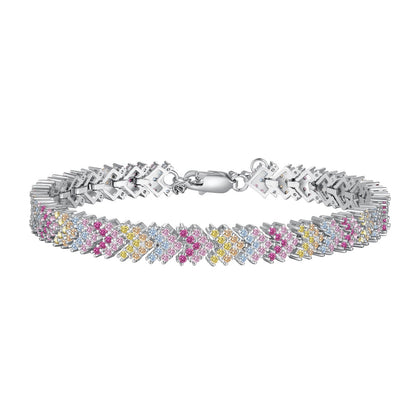 [ELAN LUXE]Ornate Sparkling Round Cut Party Bracelet