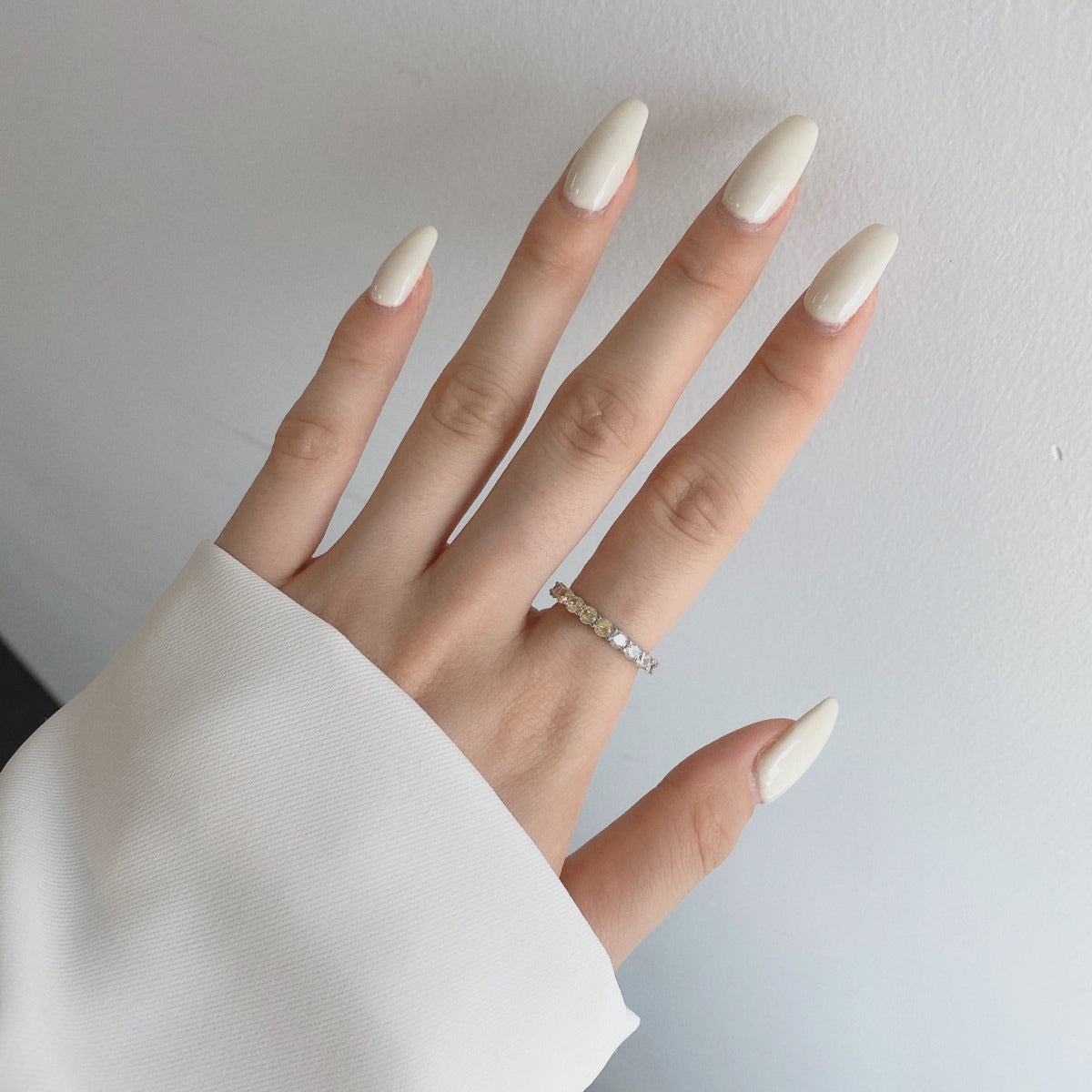[ELAN LUXE]Sparkling Round Cut Tennis Ring