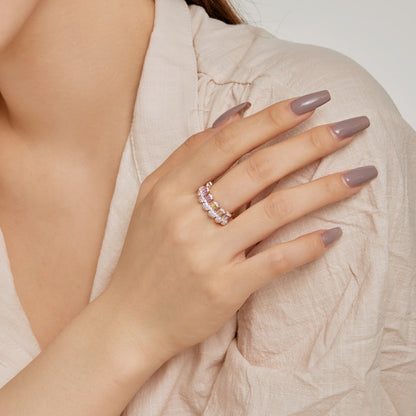 [ELAN LUXE]Gorgeous Radiant Cut Daily Ring