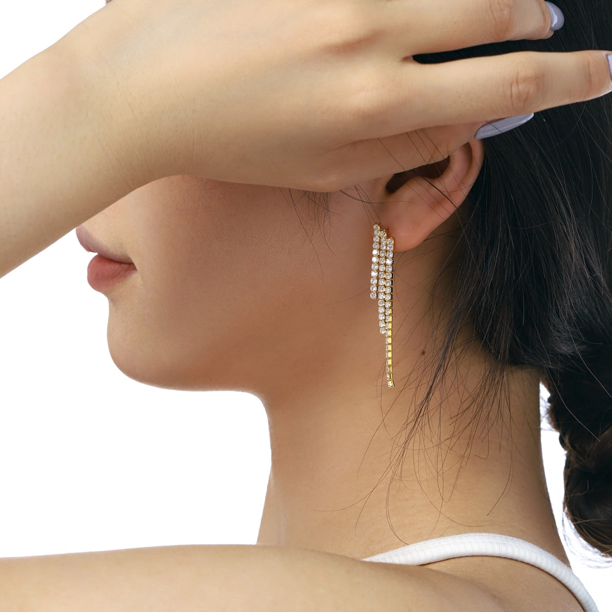 [ELAN LUXE]Luxurious Dainty Banquet Earrings