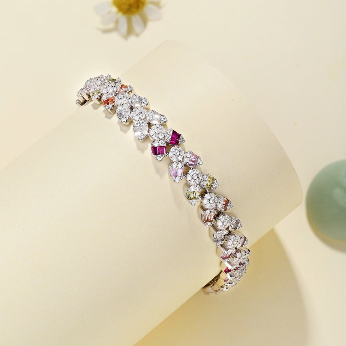 [ELAN LUXE]Dainty Exquisite Flower Shape Daily Bracelet