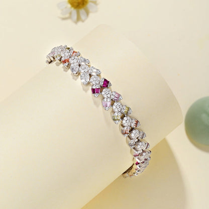 [ELAN LUXE]Dainty Exquisite Flower Shape Daily Bracelet
