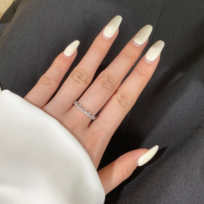 [ELAN LUXE]Elegant Resplendent Round Shape Party Ring