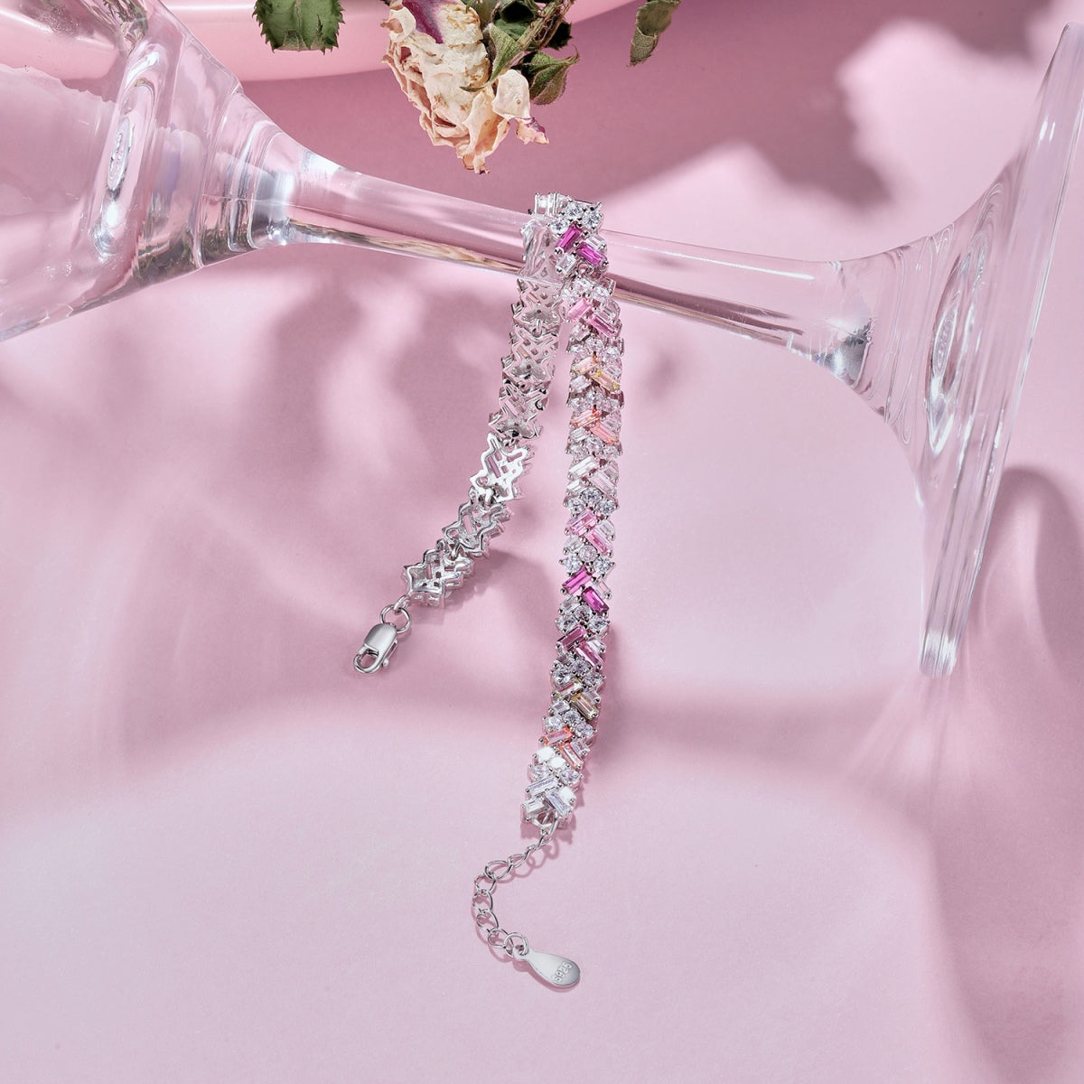 [ELAN LUXE]Dazzling Unique Multi Shape Daily Bracelet