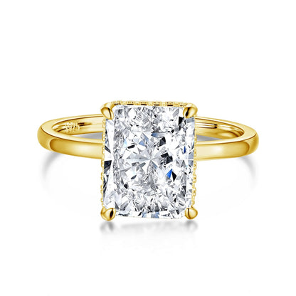 [ELAN LUXE]4.0 Carat Ornate Enchanting Radiand Cut Banquet Ring