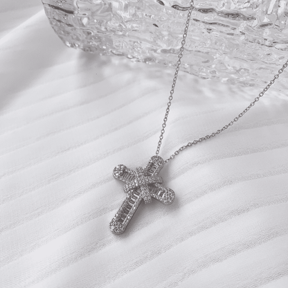 [ELAN LUXE]Gypsophila With Dimonds Necklace