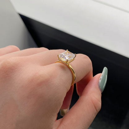 [ELAN LUXE]4.0 Carat Ornate Enchanting Radiand Cut Banquet Ring