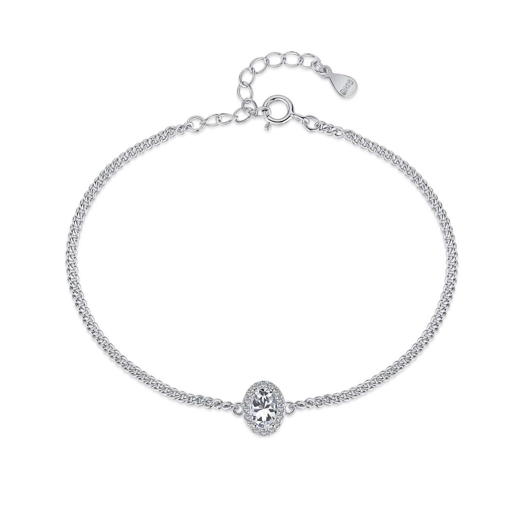 [ELAN LUXE]Exquisite Oval Shape Bracelet