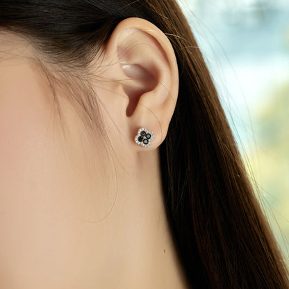 [ELAN LUXE]Four-Leaf Clover Flower Shaped Earrings