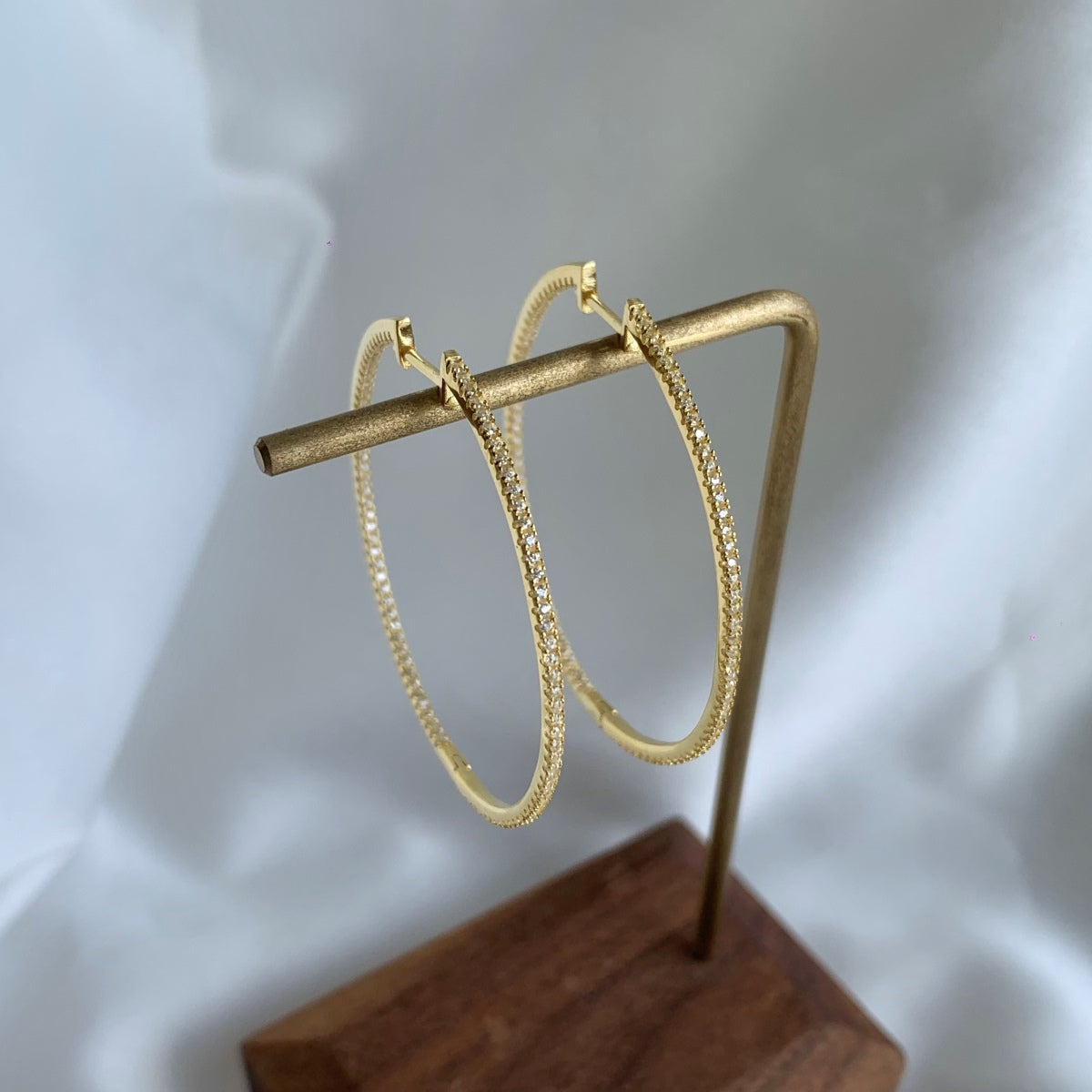 [ELAN LUXE]Popular Large Hoop Earrings