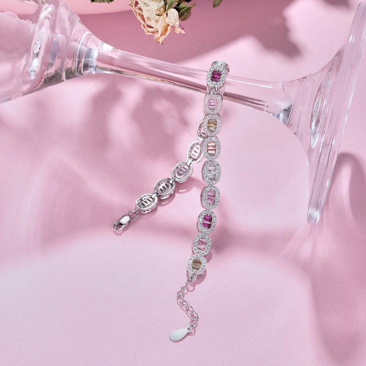 [ELAN LUXE]Exquisite Ornate Emerald Cut Daily Bracelet