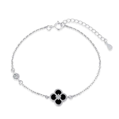 [ELAN LUXE]Delicate Four Leaf Clover Bracelet